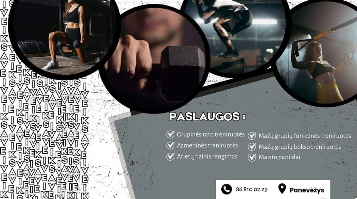 Sporto studija "Instinct" — sporto klubas Panevėžys